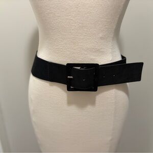 Liz Claiborne Black Genuine suede sinch Belt